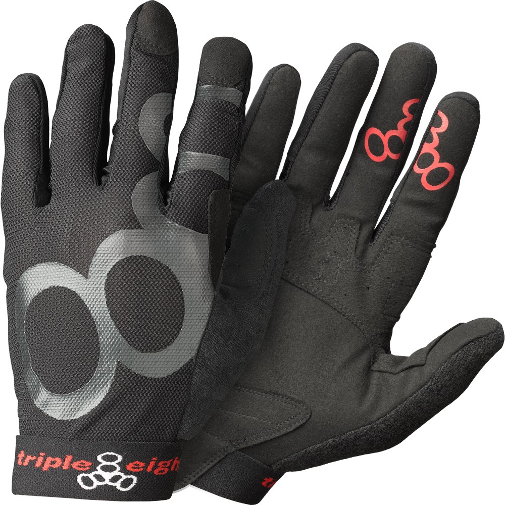 Triple Eight Exoskin Gloves black