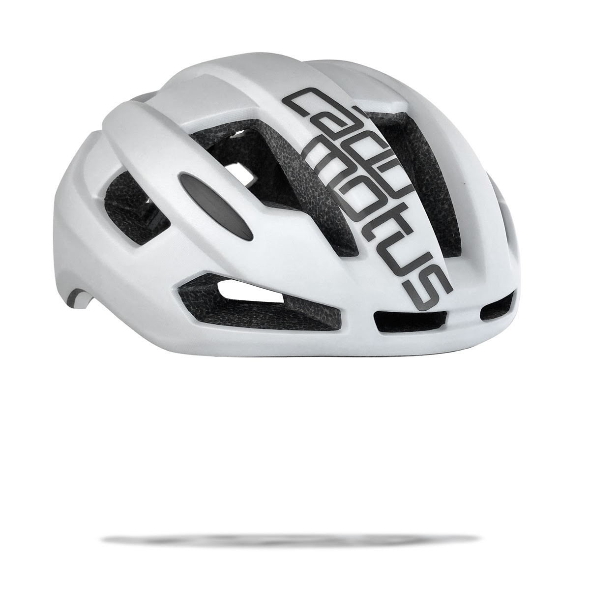 Sigma Aerodynamic Inline / Cycling helmet with extreme ventilation | matte white color