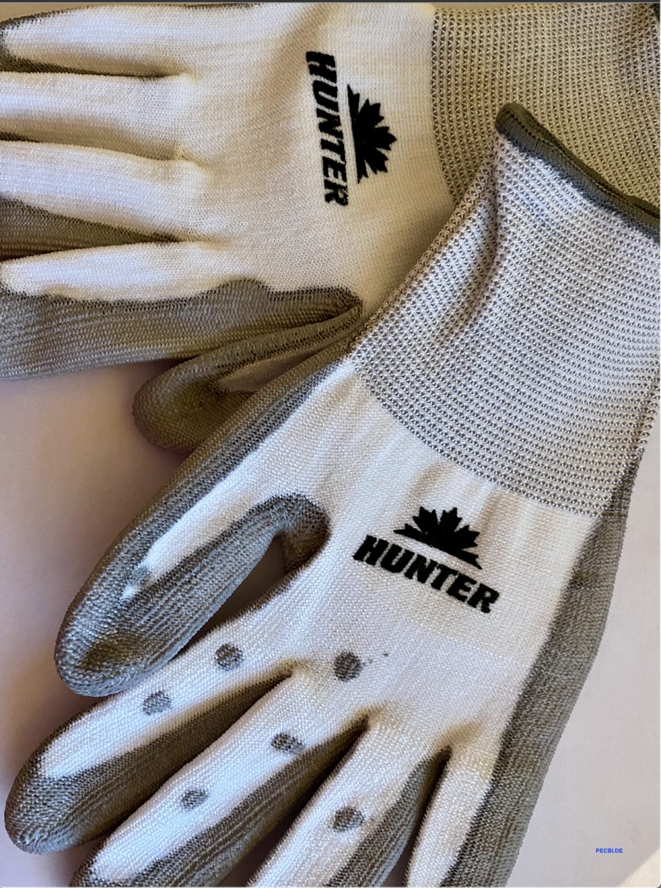 HUNTER - schnittfester Handschuh, teilweise mit grauen Punkten